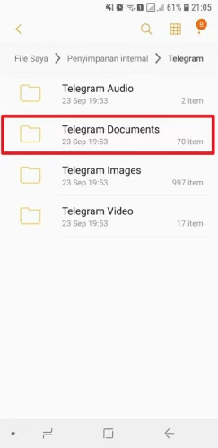 cara memulihkan file dokumen di telegram
