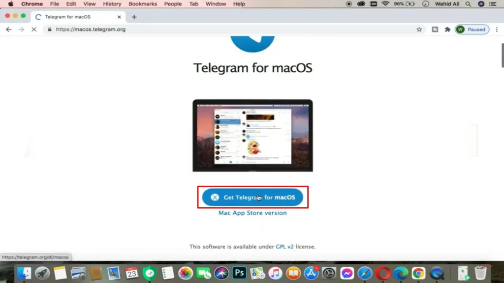 cara install telegram di macbook