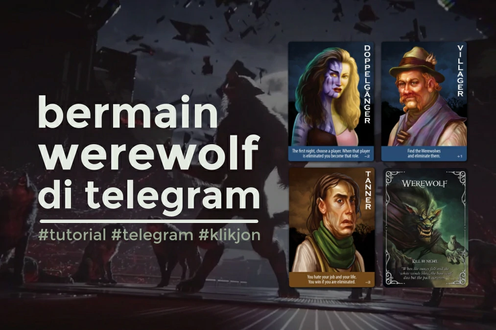 cara main werewolf game telegram
