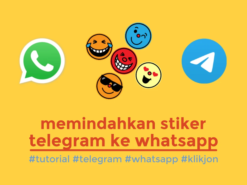 cara memindahkan stiker telegram ke whatsapp