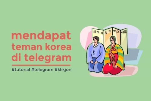cara mendapatkan teman korea di telegram