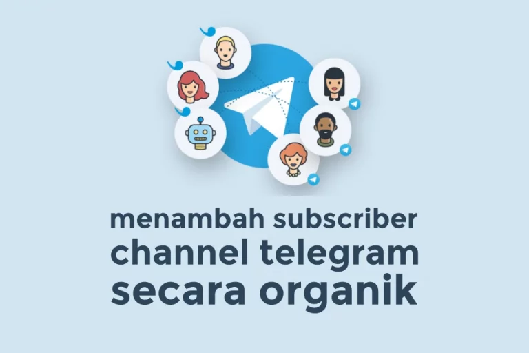 cara menambah subscriber channel telegram