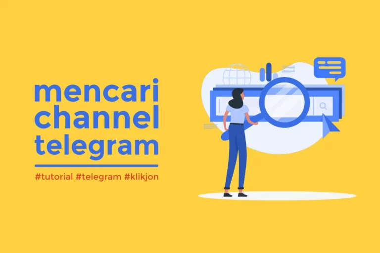 cara mencari channel telegram