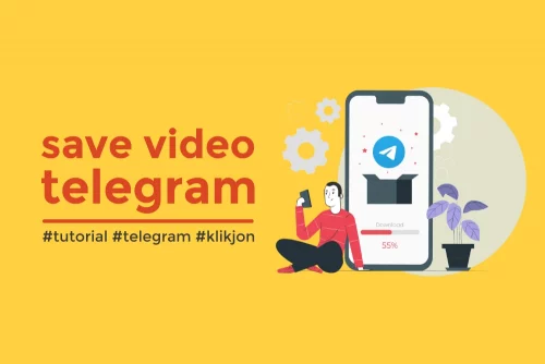 cara menyimpan video dari telegram
