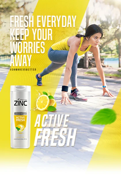 contoh iklan shampo zinc