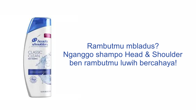 contoh iklan bahasa jawa shampo