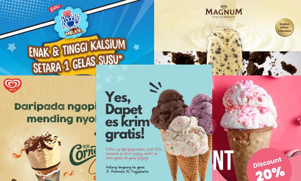contoh iklan es krim