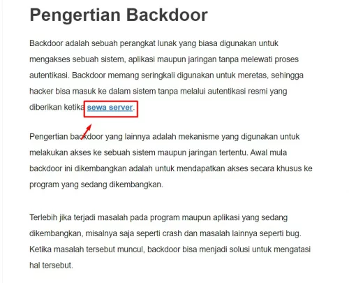 contoh in-text advertising