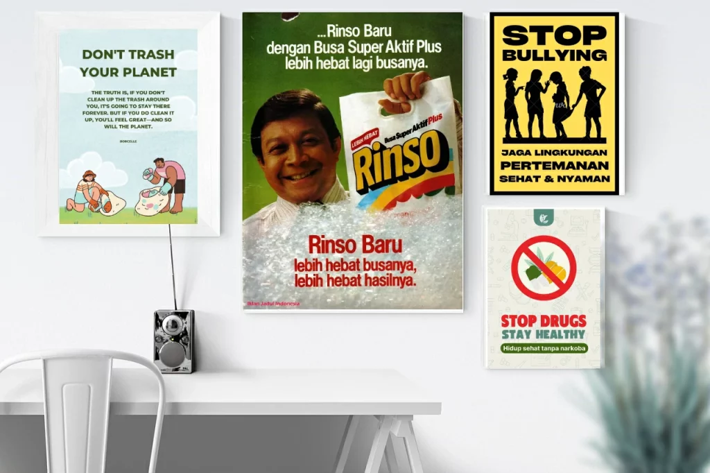 contoh iklan poster dan slogan