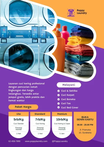 contoh iklan laundry