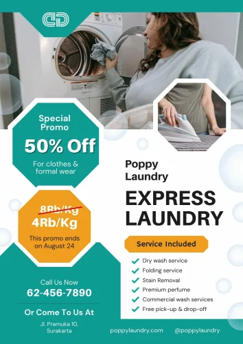 contoh iklan laundry dalam bahasa inggris